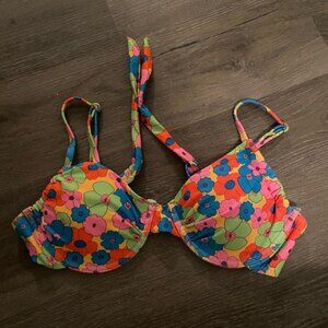 Flower bikini top